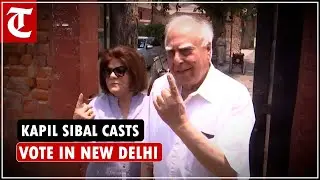 Lok Sabha election 2024: Rajya Sabha MP Kapil Sibal casts vote in New Delhi