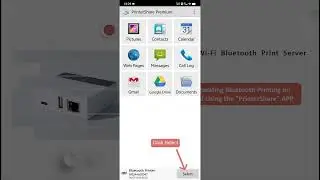 Print Server Bluetooth Printing Via Android Smartphone Based on PrinterShare APP