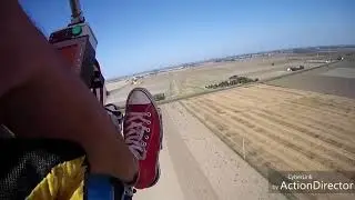 Atterraggio in deltamotore con forte turbolenza