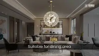 De L&rsquo;Art Modern Chandelier &ndash; Elevate Your Space with Artistic Luxury | Harold Electricals