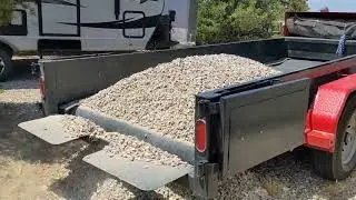 Gravel Hauling Trailer - Spread and Unload Gravel Easily