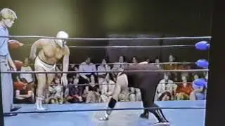 Wrestling 2 famous knee lift finishing move 1981 Georgia Wrestling vintage rare footage
