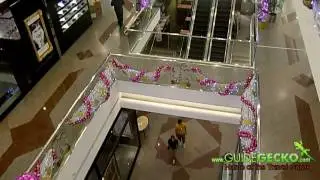 Panoramic view of Pacific Plaza from level 3