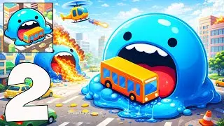 Super Slime – Mobile Gameplay Part 2 – Eat Your Way Through Chaos (iOS, Android)