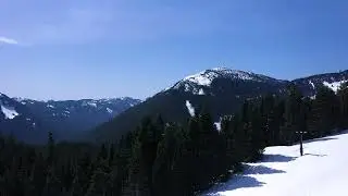 Snoqualmie Pass Ski Area, Interstate 90, Washington State.