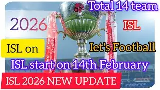 Isl2026 update#football #video#trending #indianfootball #Isl#entertainment#footbalnews #information 