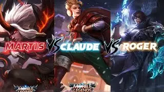 ROGER 🆚 MARTIS 🆚 CLAUDE ☣️ ITEM COUNTER 💯☑️#mlbb #mlbbindonesia