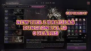 THRONE AND LIBERTY: NEW TIER 2 LVL 50 KALIGRAS DUNGEON BOSS 0 DEATHS