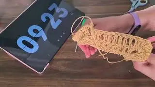 Relaxing Crochet With Me | 1 Hour of Peaceful Paper Yarn Crafting