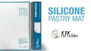 KPKitchen Extra Large Silicone Pastry Mat For Rolling Out Dough ⭐ NONSTICK & SUPER EASY TO USE! 💡XL