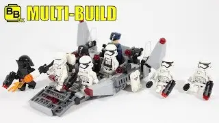 LEGO STAR WARS 75166 & 75132 MULTI-BUILD FIRST ORDER LANDING CRAFT