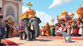 😮हाथी और चीनू 🐘🐭 | घमंड की सीख वाली मज़ेदार कहानी | Kids Moral Story in Hindi#trending #viral #video