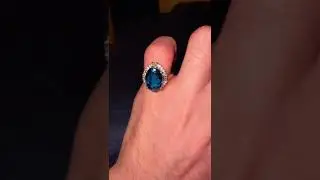 London blue topaz ring