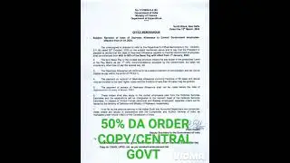50% DA ORDER COPY FOR CENTRAL GOVT EMPLOYEE.. dt12-03-24