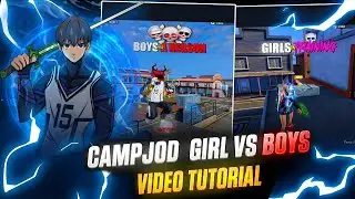 @CampJodff VIRAL GIRL VS BOYS VIDEO📈EDITING🚩TUTORIAL💀CAMPJOD FF GIRL VS BOYS TRANING VIDEO TUTORIAL💯