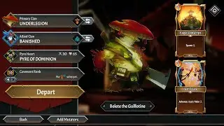 Defeat Titans with UNDERLEGION BANISHED BOLETE the Guillotine | Monster Train 2 - Covenant 10
