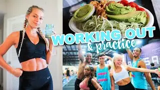 DAY IN MY LIFE: working out & double o cheer practice