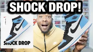 JORDAN 1 UNC TOE SHOCK DROP! BIGGEST STOCK EVER!!