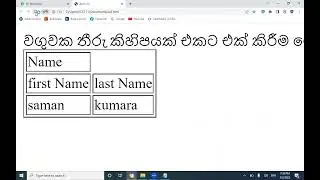 html rowspan colsapn
