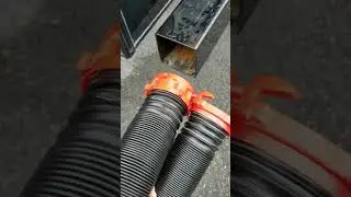 How to fit RV sewer hose in rear bumper.