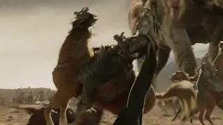 Riders of Rohan vs The Haradrim - LOTR Return of the King