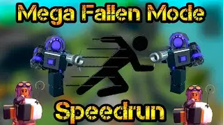 Mega Fallen Mode Speedrun Roblox Tower Defense Simulator