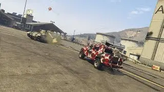 IMPRESIONANTE ROBO A LA BASE MILITAR JUNTO CON NUESTROS AMIGOS!!! - GTA V ONLINE - EPICO!!!