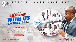 MARY'S SEVENTH SEAL PT3 (THE COMING OF CHRIST) || Rev. Tinashe Mahere  || 28-11-2025