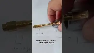 Posisi normal antara jarum skep dan nozzle holder mainjet  ..Glpro neotech