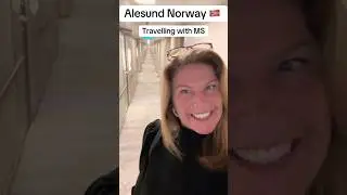 Visiting Alesund Norway travelling with MS  #ms#&aring;lesund #norway #disabledtravel #accessibletravel