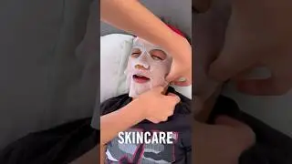 MY SISTERS do my SKINCARE! 😆🏀#shorts