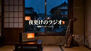 夜更けのラジオ｜昭和ナイト・ジャズ（サックス・インストゥルメンタル）