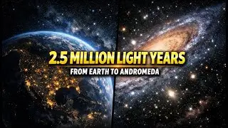 From Earth to Andromeda: A Journey Across 2.5 Million Light Years