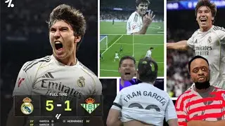 White Angels Doing Am Dinnn🤍🤍5Stars Performance🔥Madrid 5-1 Betis G Garcia⚽️⚽️MOTM🎉More👇🏾