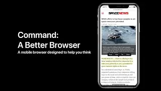 Command: A Better Browser