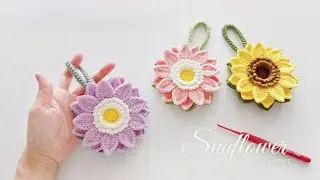 Crochet Flower Bag 🌸 | Cute AirPods Case & Mini Pouch Tutorial ll