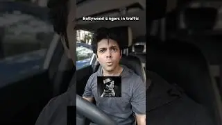 Bollywood singers singing in a traffic jam