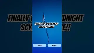 Redeeming the Midnight Scythe Pickaxe!! #shorts #gaming #fortnite