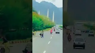 faisal masque view Islamabad #azan #faisalmasjed #islamabad #pakistan #maghrib