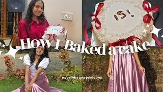 How I baked my first ever cake!!🎂✨