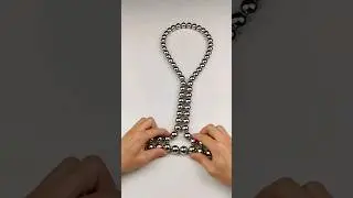 The Art of Folding a Cube from Magnets #shorts #shortsfeed #funny #trending