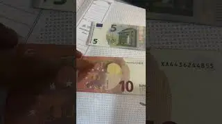 Currency Showcase: 10 Euro and 5 Euro Notes #shorts #currency #note #numismatics #euro