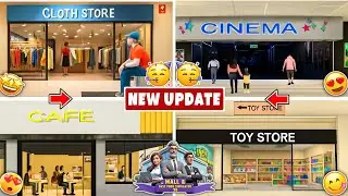 NEW UPDATE MALL AND FAST FOOD SIMULATOR ADD NEW CINEMA AND MUCH MORE