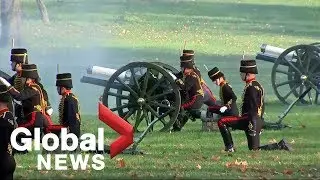 Gun salute marks Prince Charles' 70th birthday