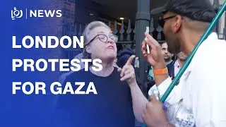 Protest outside &ldquo;Israeli&rdquo; Embassy in London over Gaza famine