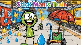 ABC with Stick Man, Train Journey & Phonics for Toddlers