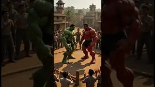 #halku sad 😭😭😭#red hulk and green hulk fight 👊
