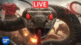 🔴Live streaming 🎮of SNAKE CLASH VIP challenge Max level 🔥🔥