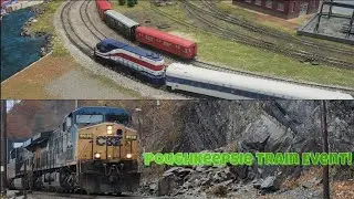 Hudson Valley Train Show + Railfanning in Poughkeepsie & Highland, NY