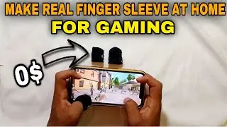 How To Make Real Finger Sleeves For Gaming I Finger Sleeves At Home | Sintayehu Gaming |